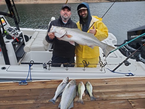 Beaver Lake Striped Bass Fishing Report: 12/10/2022 - Guided Striper Fishing